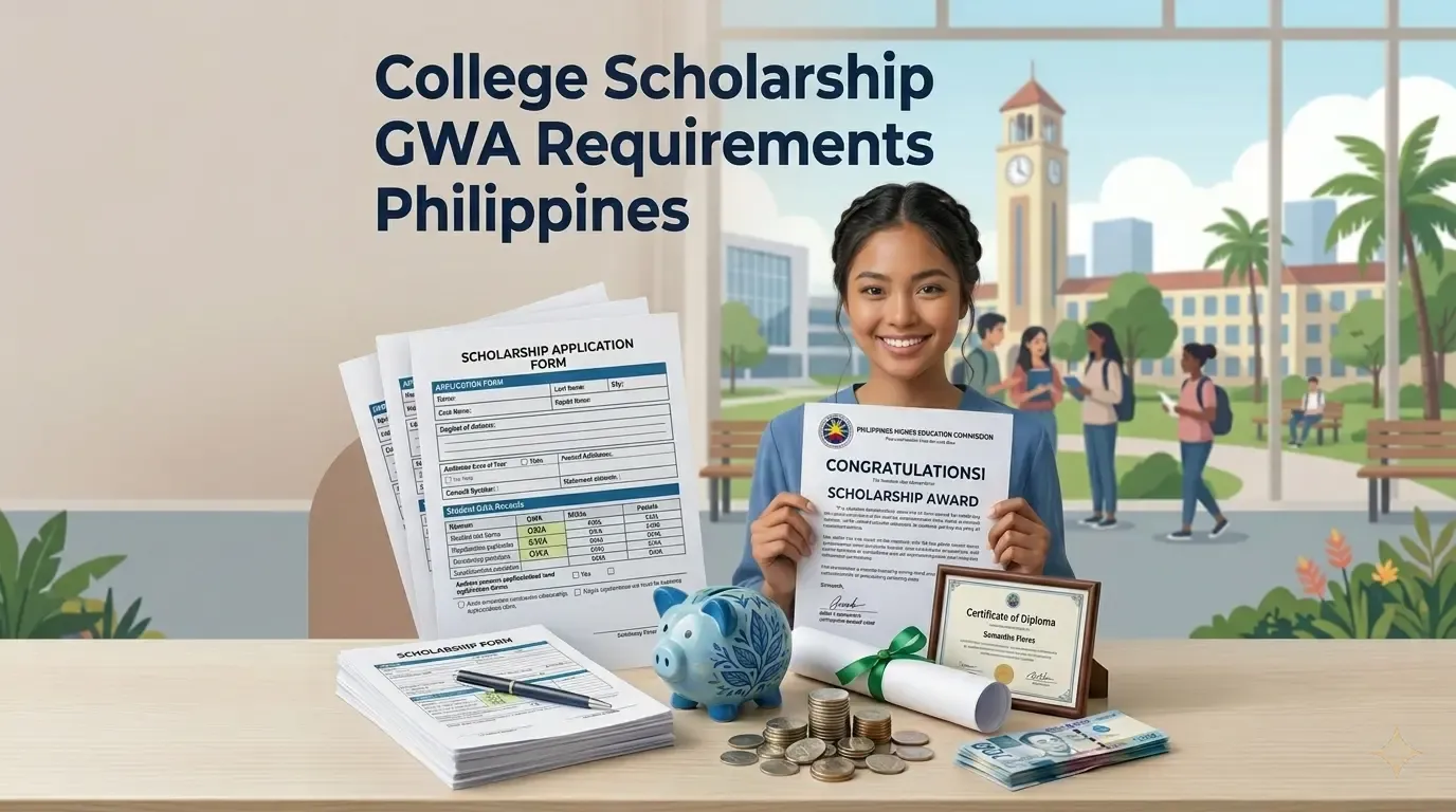 GWA requirements for Scholarship
